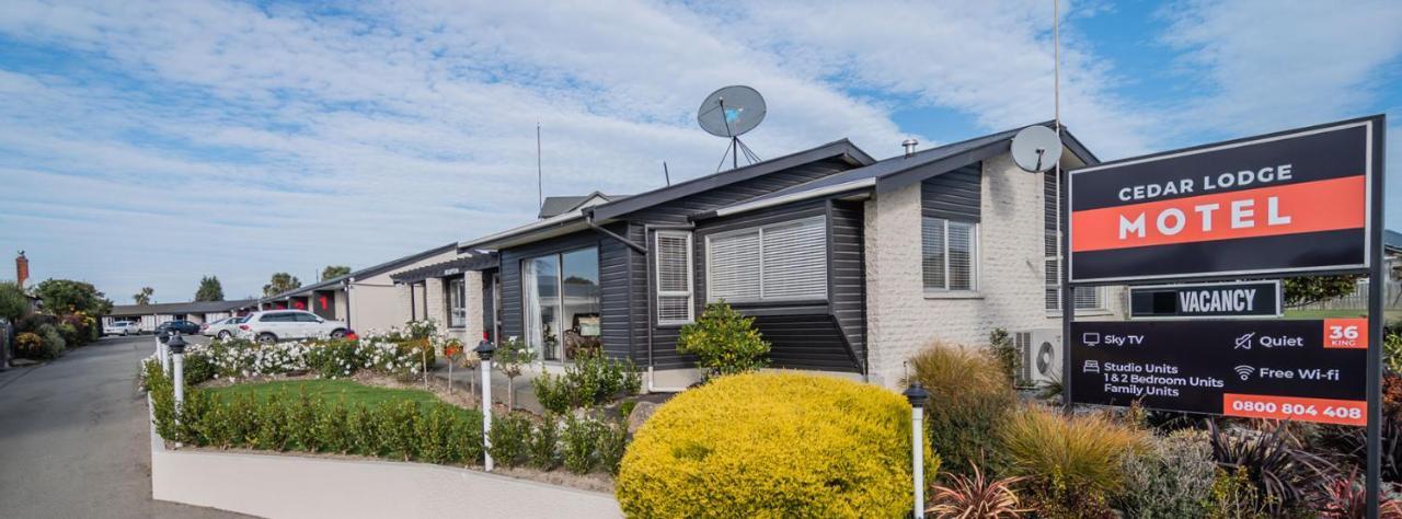 Cedar Lodge Motel Timaru Exterior foto